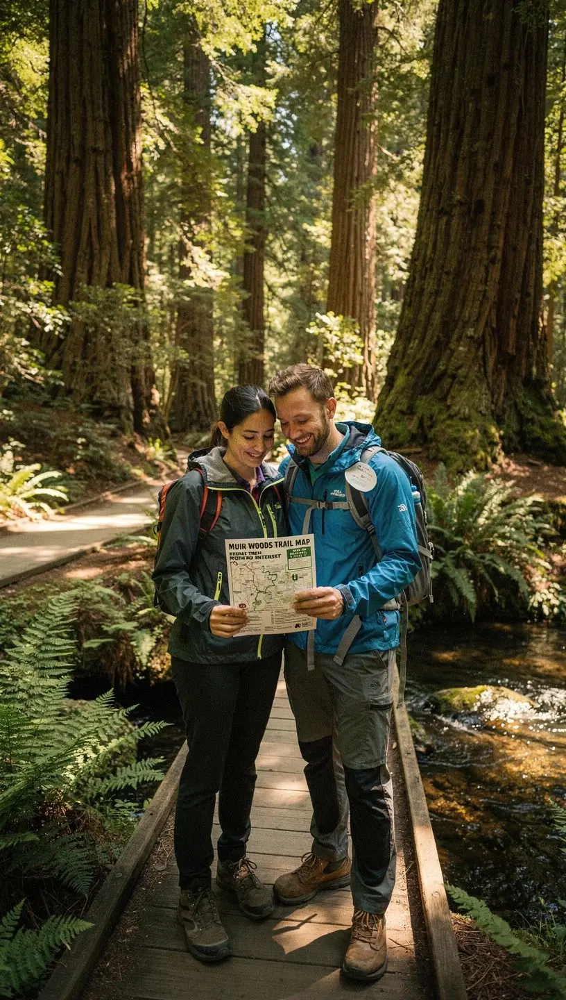 Stacja odpoczynku z informacjami o lokalnych atrakcjach.